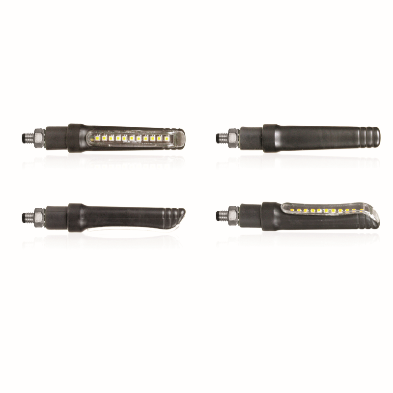 Clignotants à LED Séquentiel 2.0 Melten Noir/Transparent